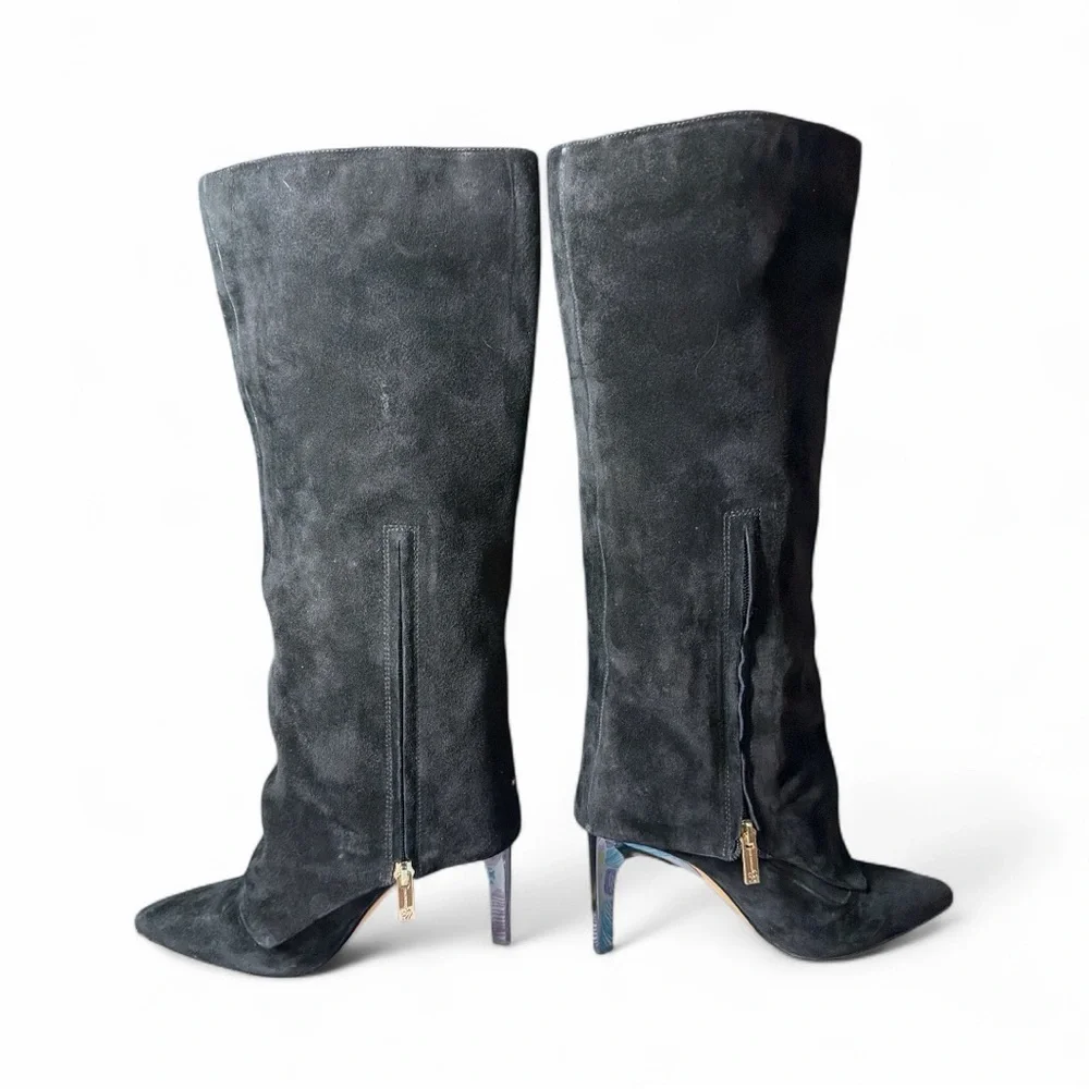 Jessica Simpson Suede Black Over the Knee Boots